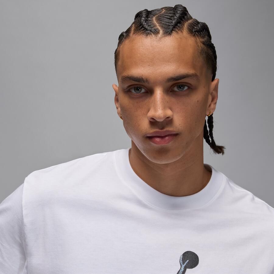 Jordan T-shirt voor heren Wit - Foto 2
