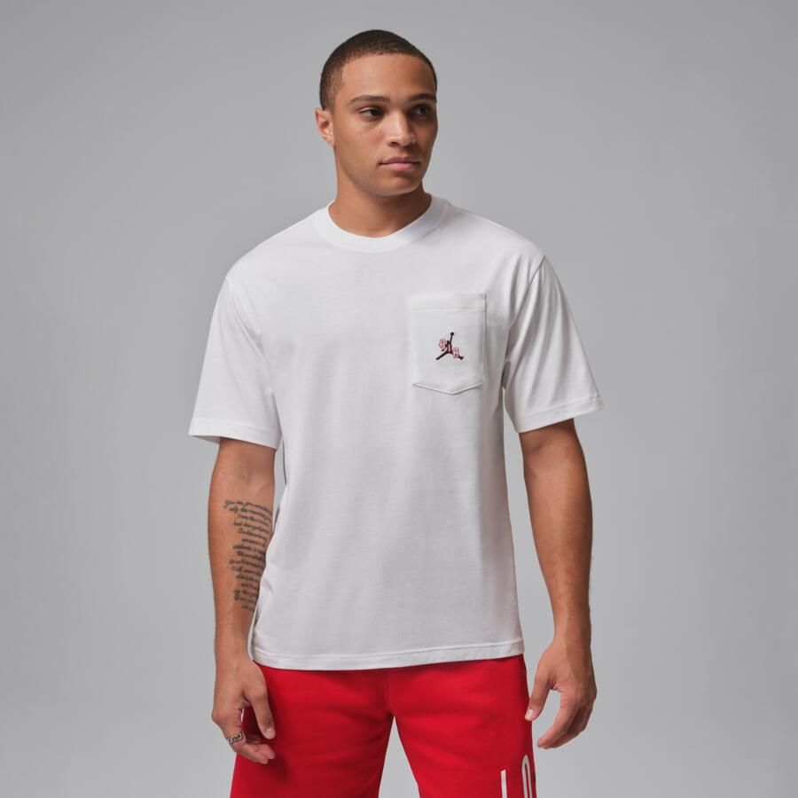 Jordan T-shirt voor heren Wit - Foto 4
