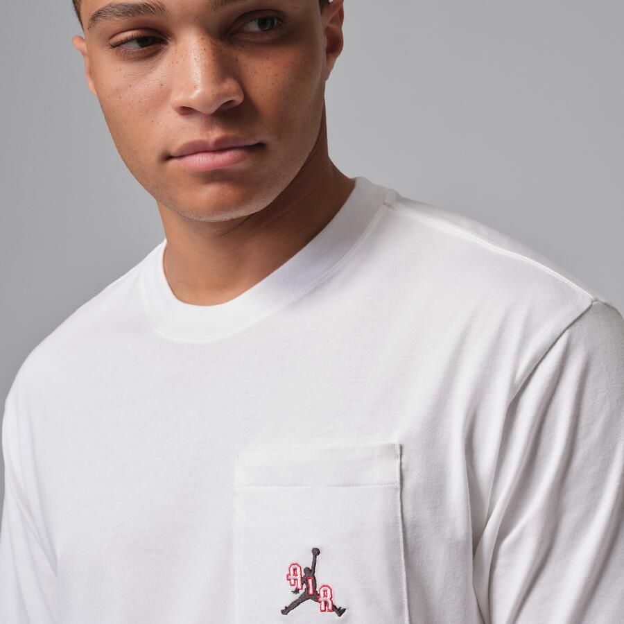 Jordan T-shirt voor heren Wit - Foto 2