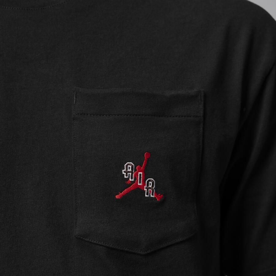 Jordan T-shirt voor heren Zwart - Foto 3