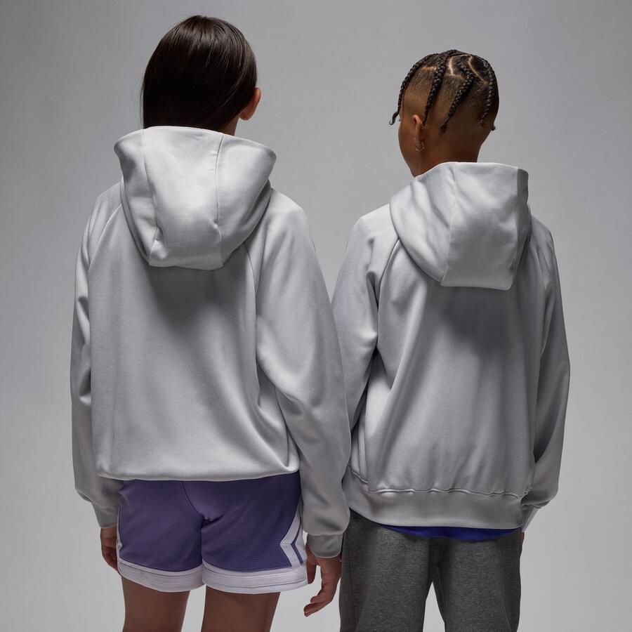 Jordan Therma-FIT Ease hoodie van fleece voor kids Grijs