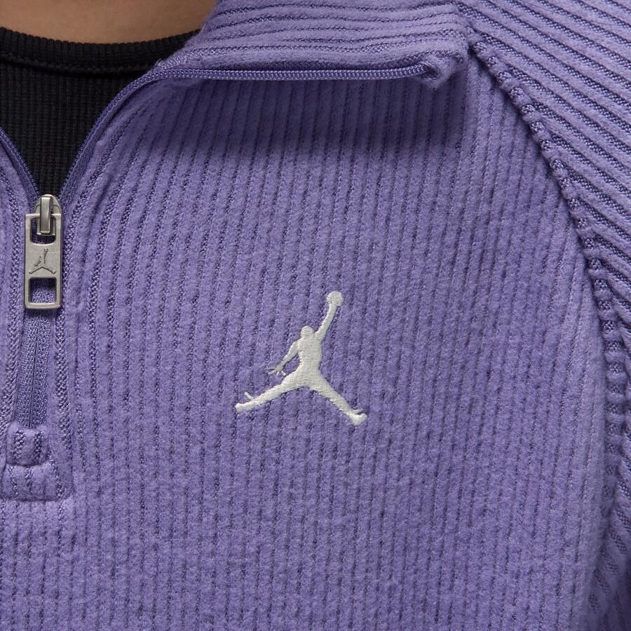 Jordan top met kwartrits en lange mouwen voor kids Paars - Foto 3