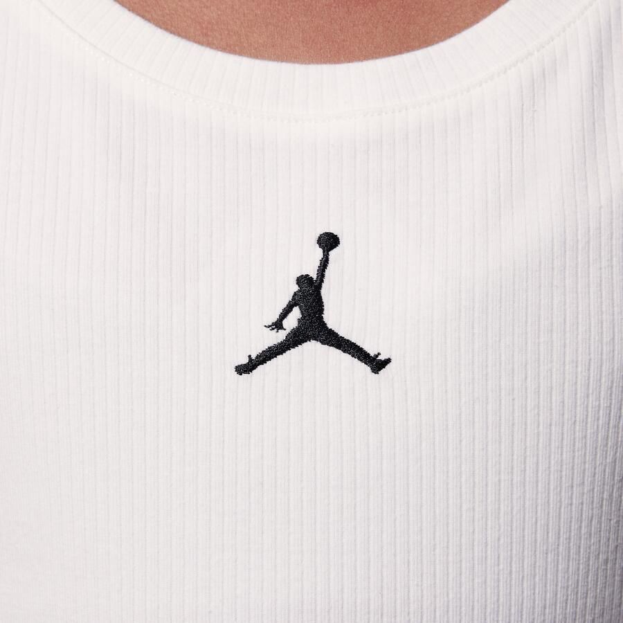 Jordan Training Camp tanktop met plooitjes voor kids Wit - Foto 3