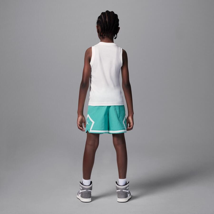 Jordan tweedelige zwembadtanktopset voor kleuters Groen