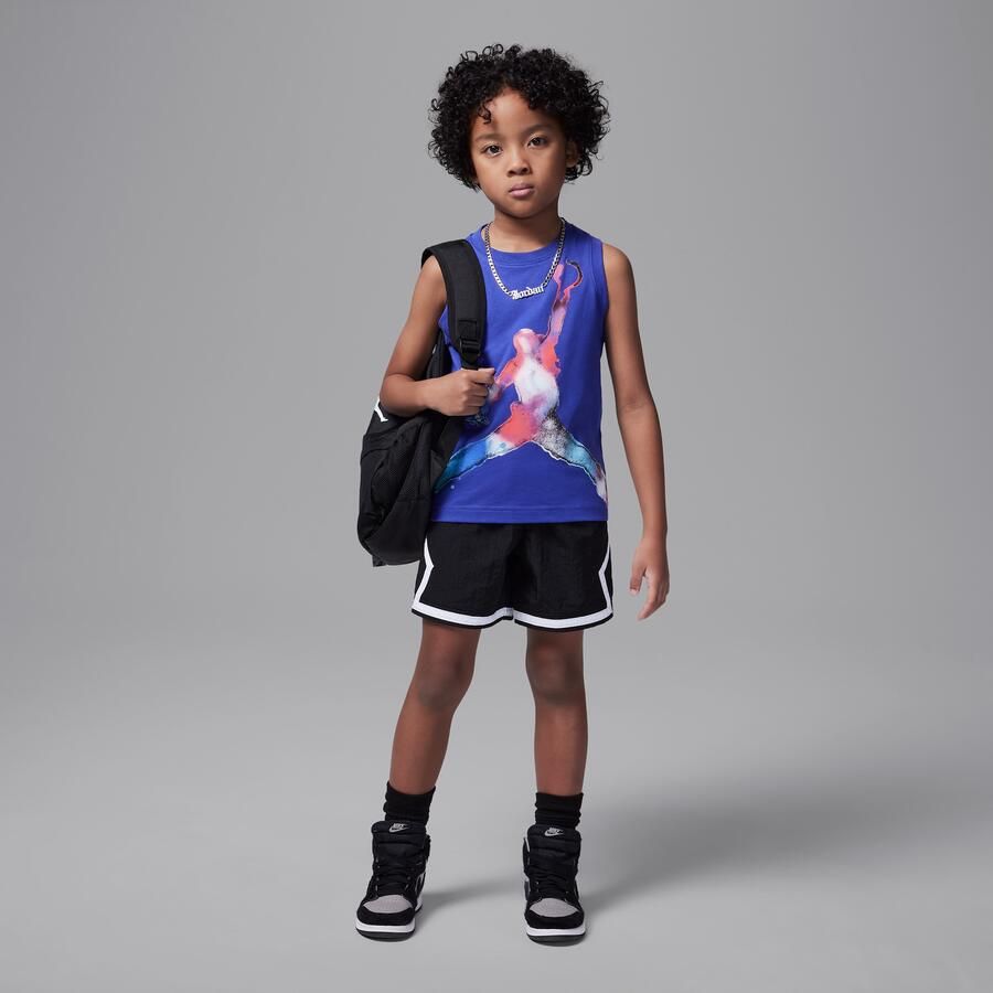 Jordan tweedelige zwembadtanktopset voor kleuters Zwart - Foto 4