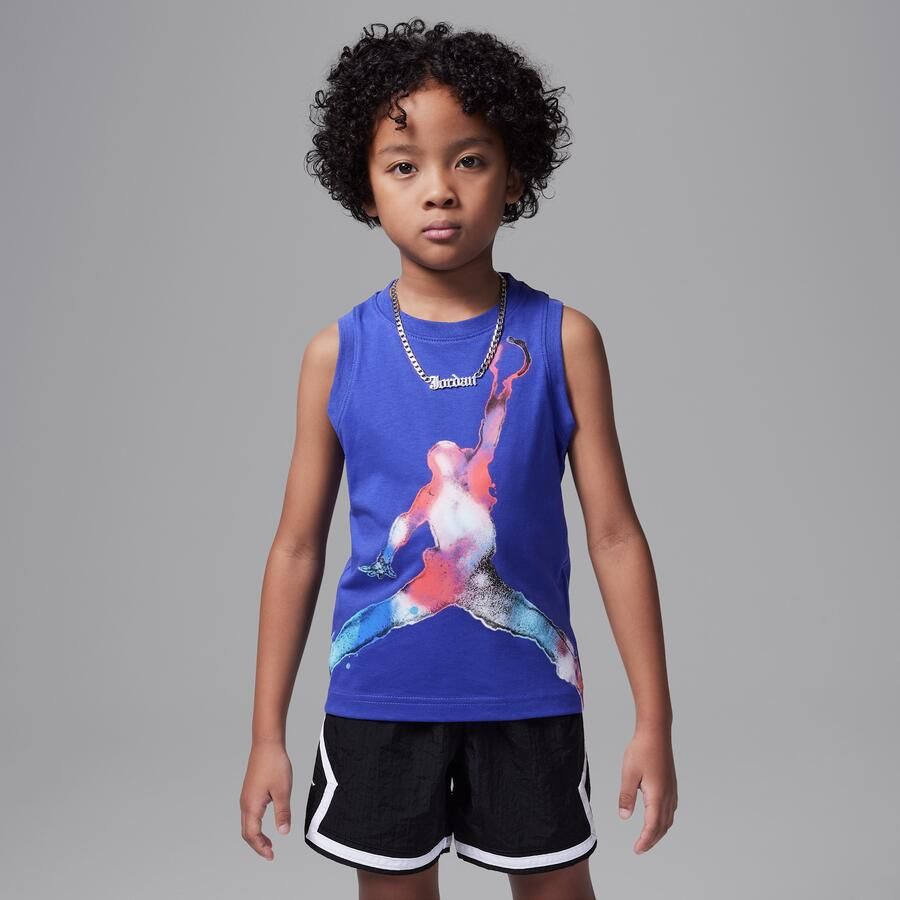 Jordan tweedelige zwembadtanktopset voor kleuters Zwart - Foto 2