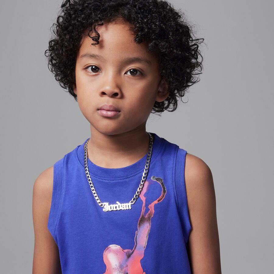 Jordan tweedelige zwembadtanktopset voor kleuters Zwart - Foto 3