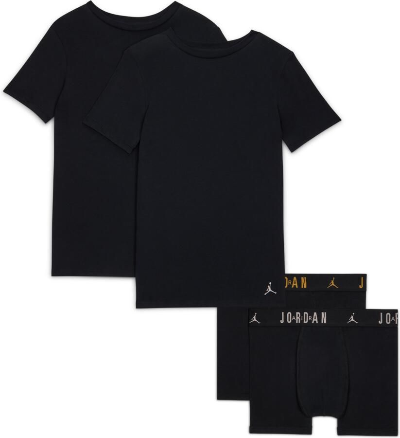 Jordan vierdelige basicsset voor kids Zwart - Foto 4