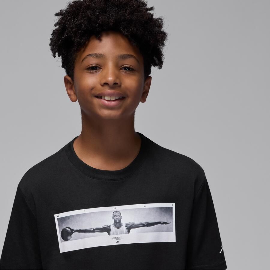 Jordan Wings T-shirt voor kids Zwart - Foto 2
