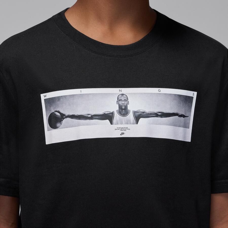 Jordan Wings T-shirt voor kids Zwart - Foto 3