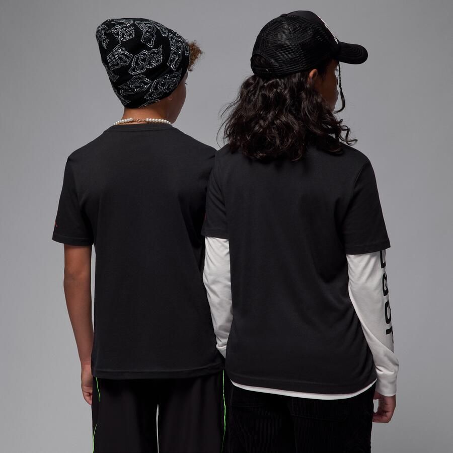 Jordan Winterland T-shirt voor kids Zwart
