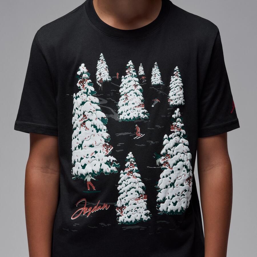 Jordan Winterland T-shirt voor kids Zwart - Foto 3