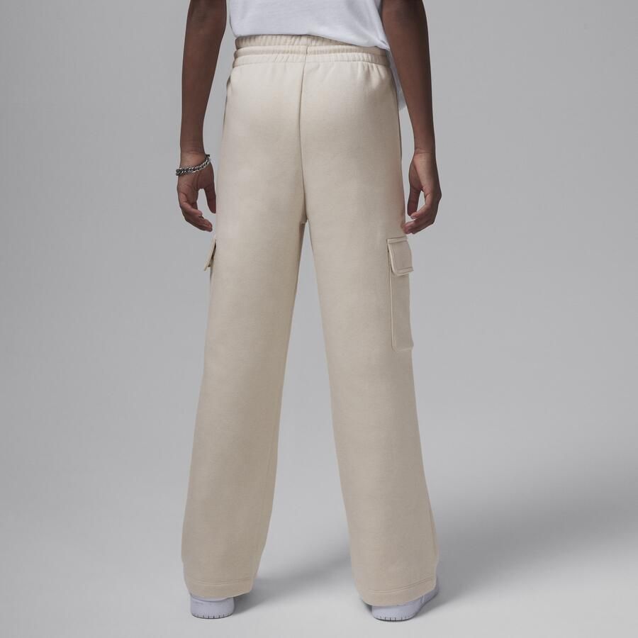 Jordan Y2K cargobroek van fleece voor kids Bruin - Foto 4