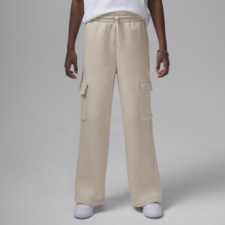 Jordan Y2K cargobroek van fleece voor kids Bruin - Foto 3