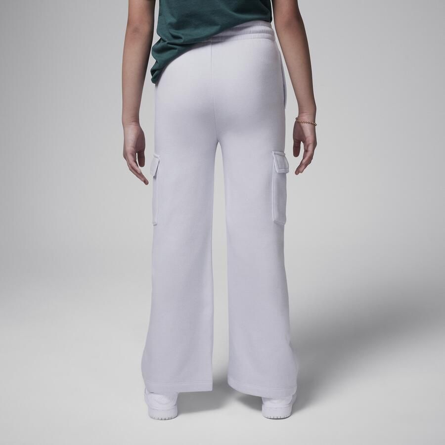 Jordan Y2K cargobroek van fleece voor kids Grijs - Foto 4