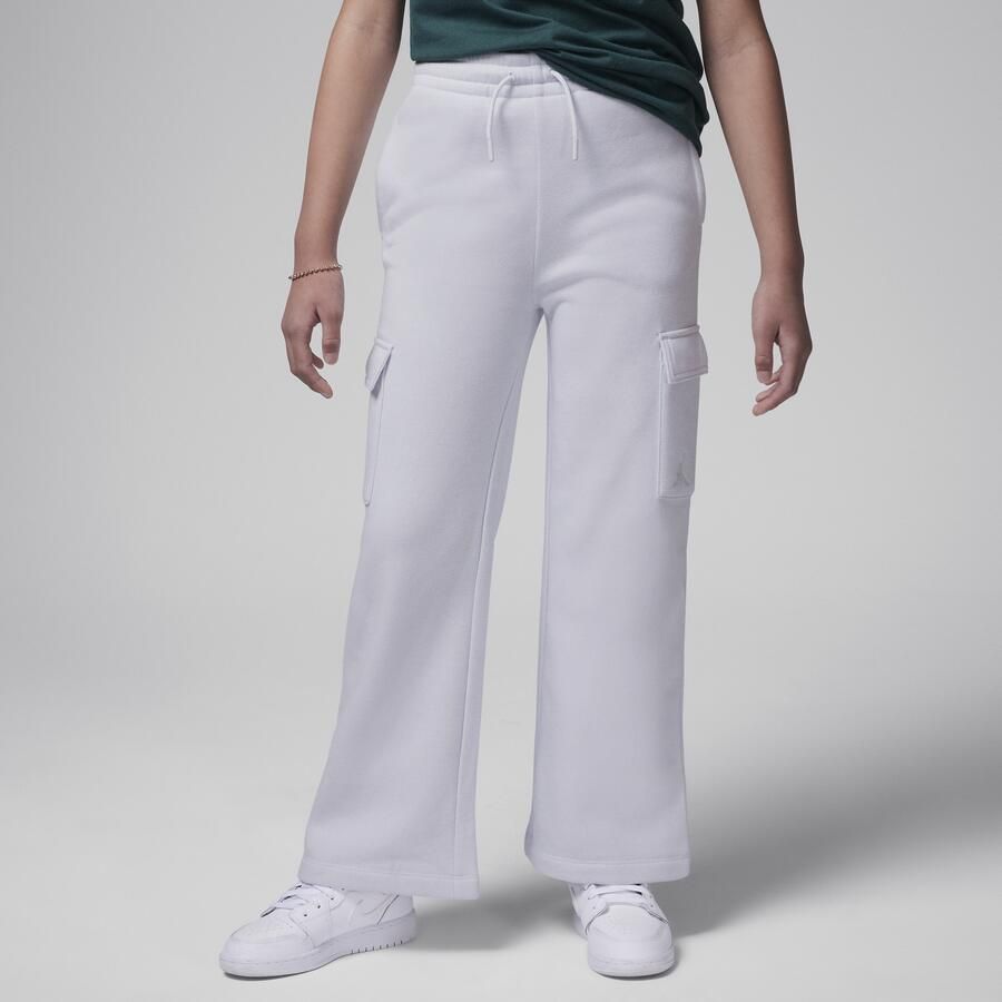 Jordan Y2K cargobroek van fleece voor kids Grijs - Foto 3