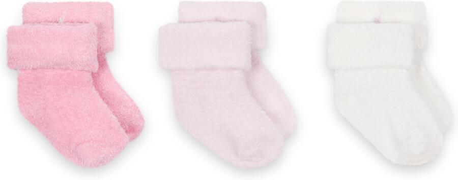 Jordan zachte en comfortabele enkelsokken voor baby's peuters (3 paar) Roze - Foto 2