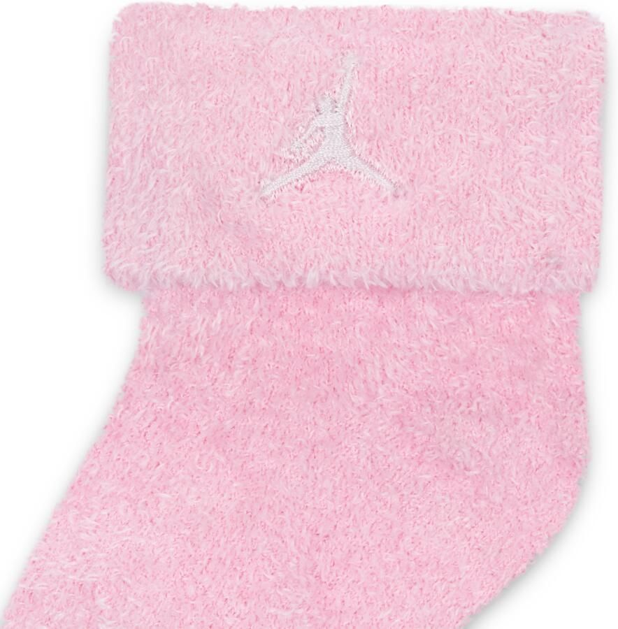 Jordan zachte en comfortabele enkelsokken voor baby's peuters (3 paar) Roze