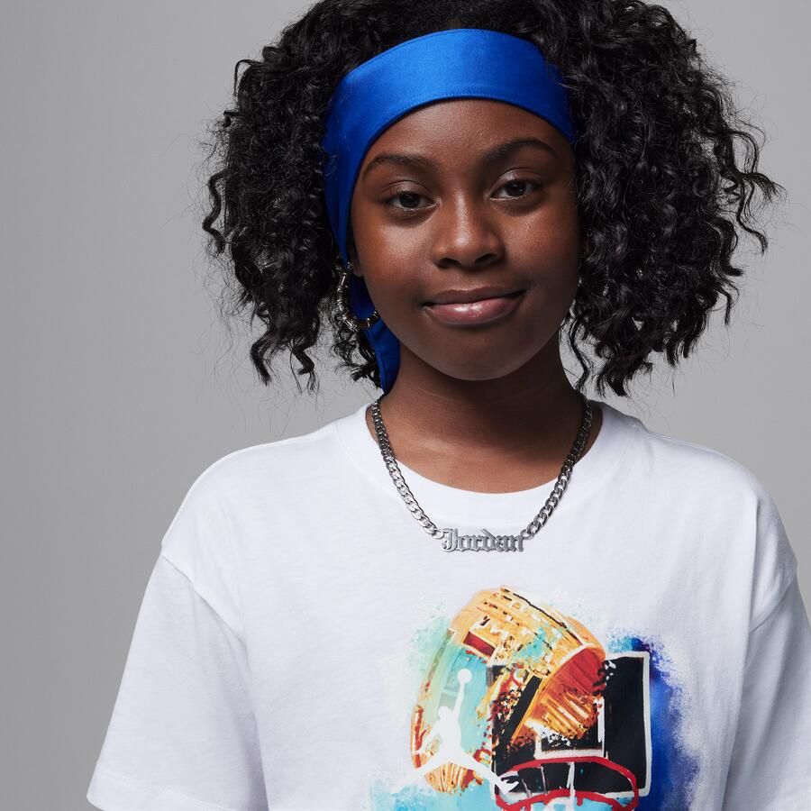 Jordan zwembadtop met Jumpman voor kids Wit - Foto 2