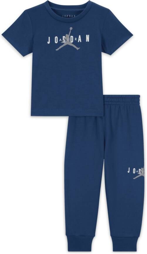 Jordan Jump Babyset met duurzame broeken (12–24 maanden) Blauw