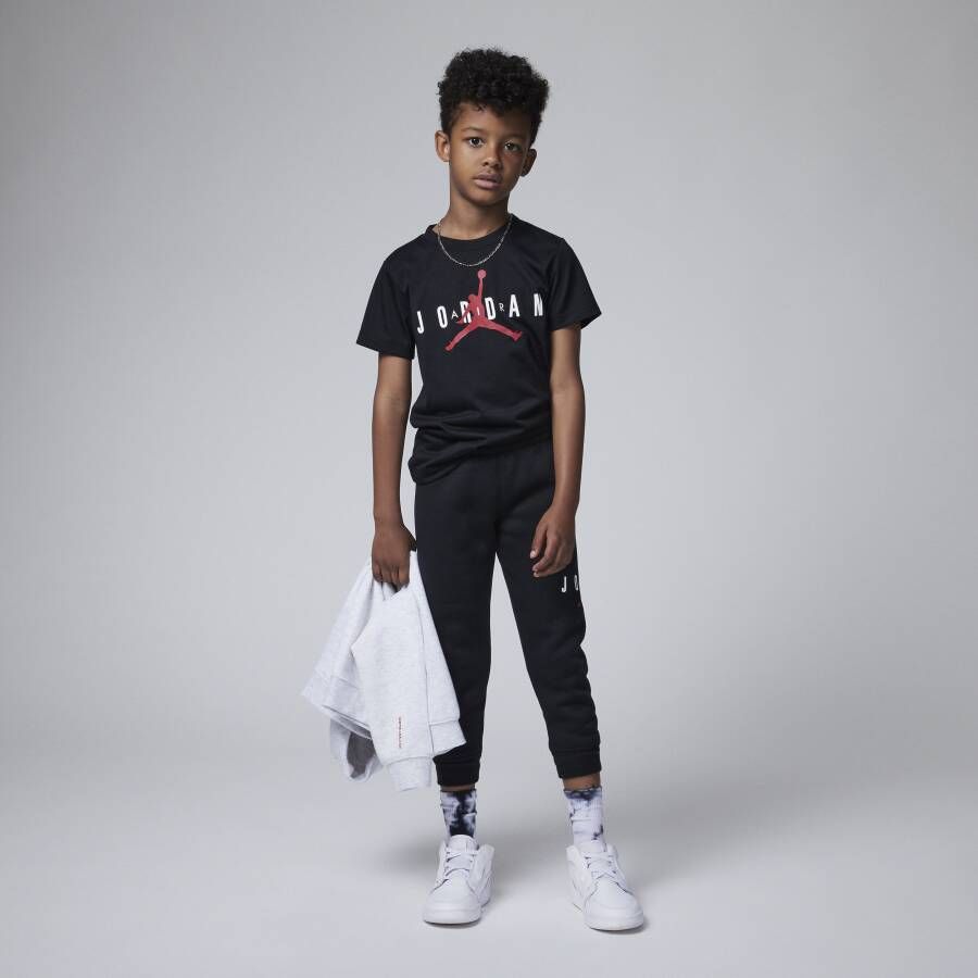 Jordan Jumpman duurzame kleuterset met broek Zwart