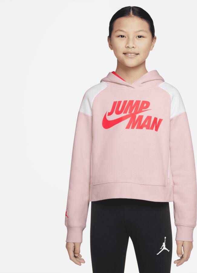 Jordan Jumpman Hoodie voor meisjes Roze