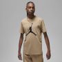 Jordan Jumpman Crew T-shirt British Khaki Zwart Beige Heren - Thumbnail 1