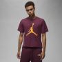 Jordan Jumpman Crew T-Shirt Rood Red Heren - Thumbnail 1