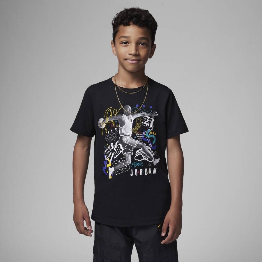 Jordan MJ Avatar Play Graphic Tee T-shirt voor kids Zwart