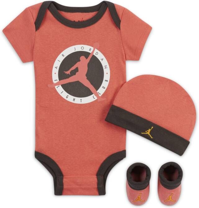 Jordan MVP 3-Piece Box Set Driedelige rompertjesset voor baby's Oranje