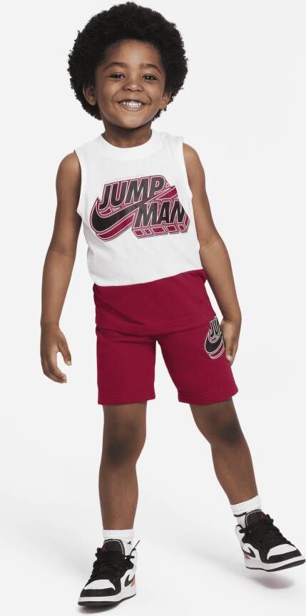 Nike Kleuterset met tanktop en shorts Rood