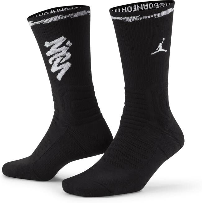 Nike Zion Flight Crew sokken Zwart
