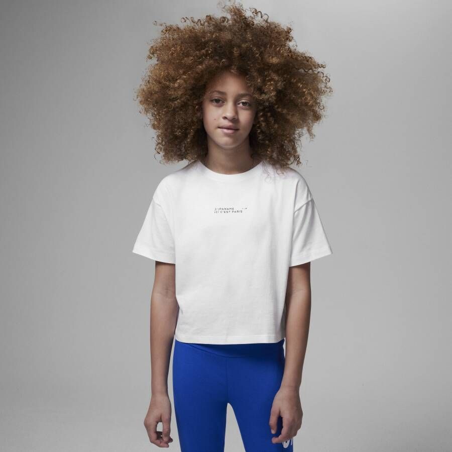 Jordan Paris Saint-Germain T-shirt voor kids Wit