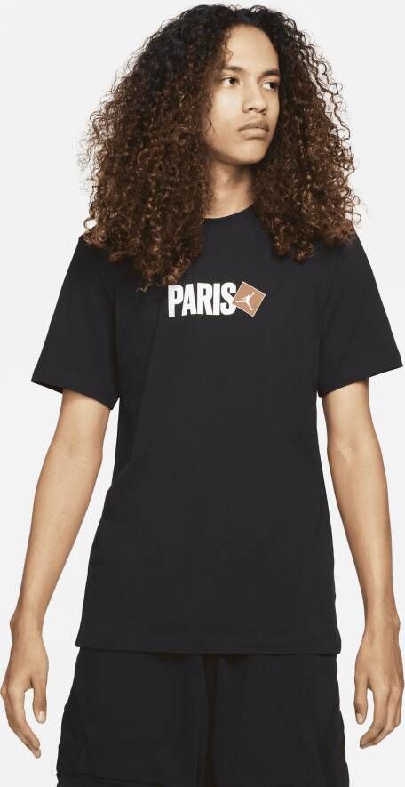 Jordan Paris T-shirt met korte mouwen voor heren Zwart