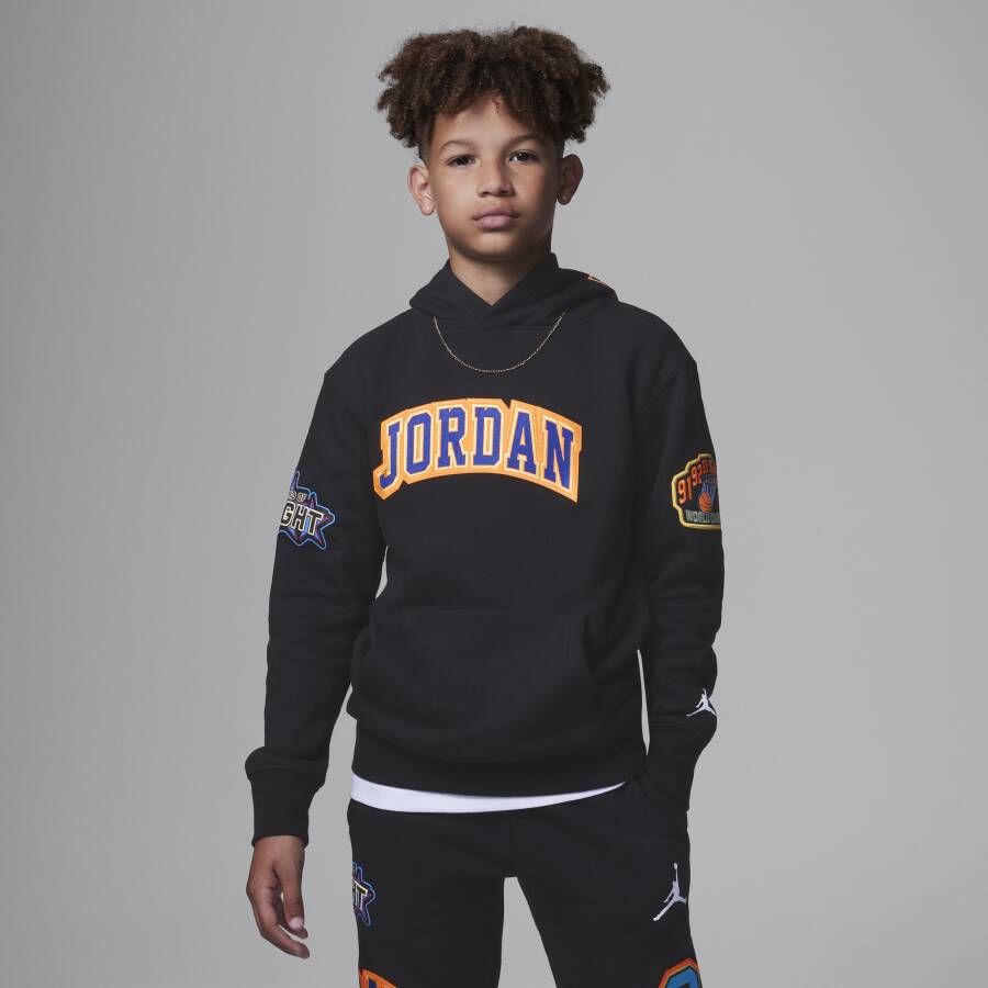 Jordan Patch Pack Pullover hoodie voor kids Zwart