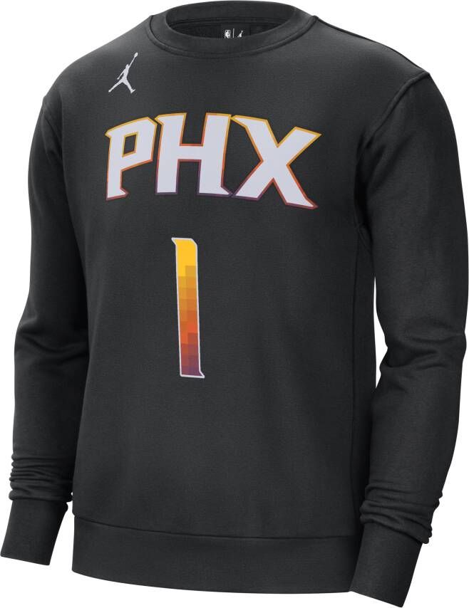Jordan Phoenix Suns Courtside Statement Edition Geweven NBA-sweatshirt van fleece voor heren Zwart
