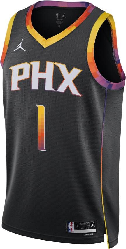 Jordan Phoenix Suns Statement Edition Swingman Dri-FIT NBA jersey voor heren Zwart