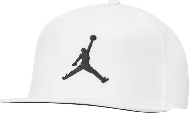 Jordan Jump Platte Klep Pet Wit Zwart White Unisex