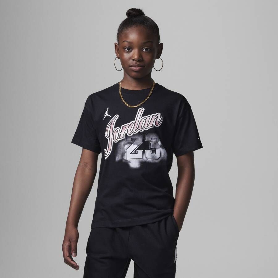 Jordan Rookie Sky Tee T-shirt voor kids Zwart