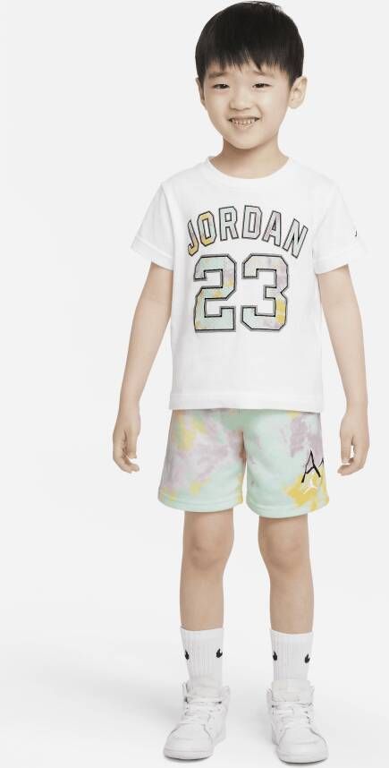 Jordan Set met T-shirt en shorts voor peuters Groen