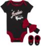 Jordan Sky Rookie 3-Piece Boxed Set driedelige babyset (3-6 maanden) Zwart - Thumbnail 1