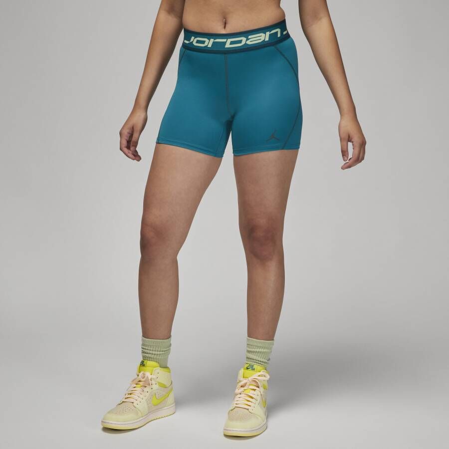 Jordan Sport damesshorts (13 cm) Groen