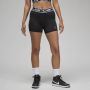 Jordan Sport damesshorts (13 cm) Zwart - Thumbnail 1