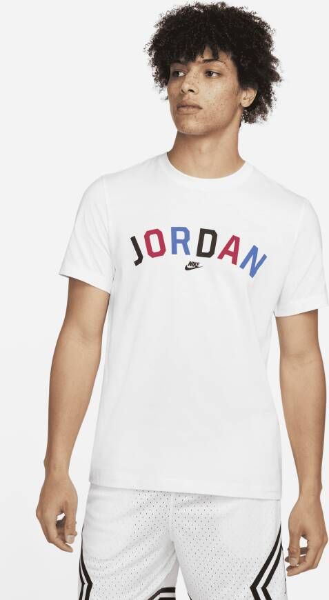 Jordan Sport DNA Wordmark T-shirt voor heren Wit
