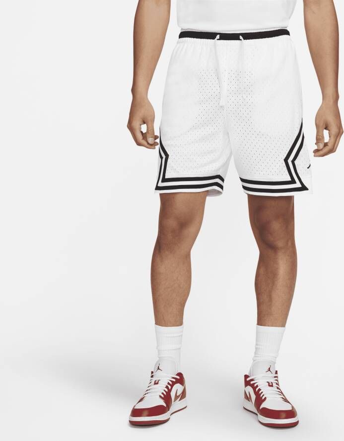 Nike Comfortabele Basketbalshorts met Verstelbare Tailleband Wit Unisex