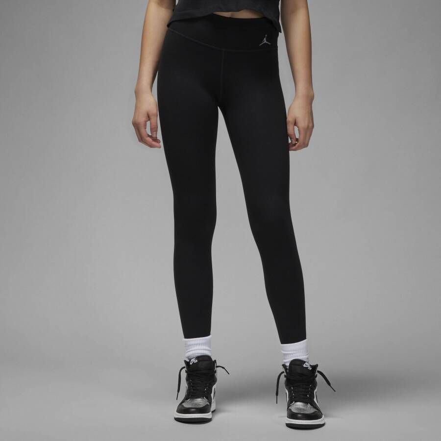 Jordan Sport Legging met logo voor dames Zwart