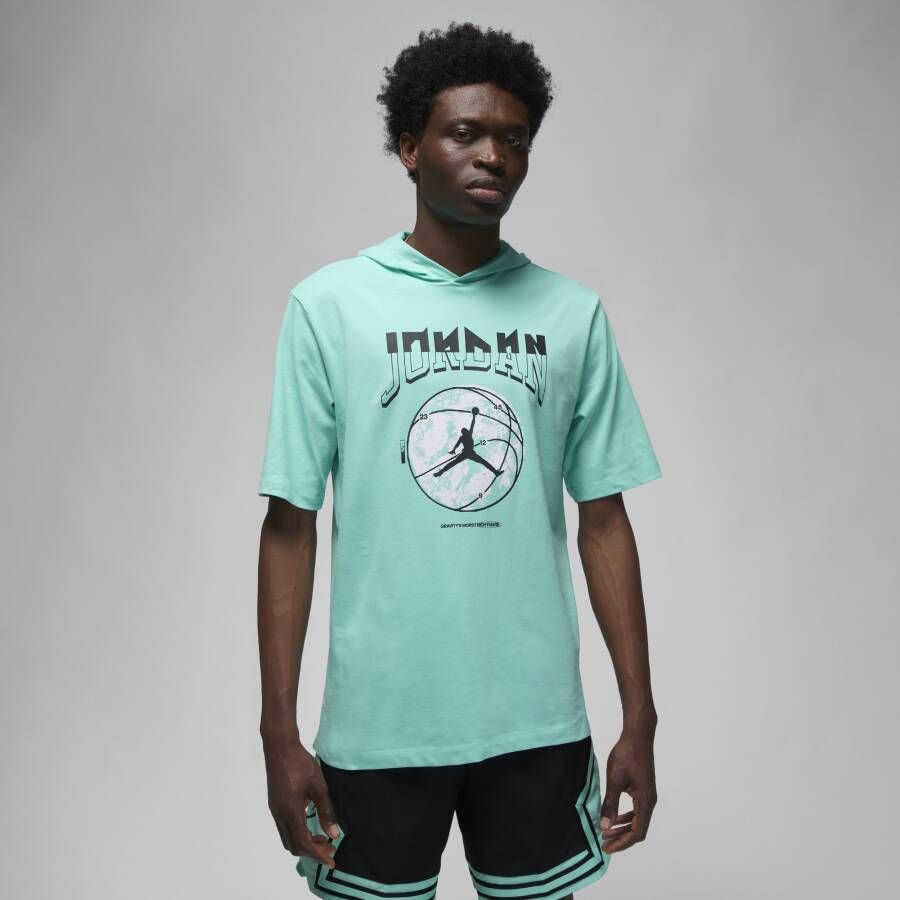 Jordan Sport T-shirt met capuchon voor heren Groen