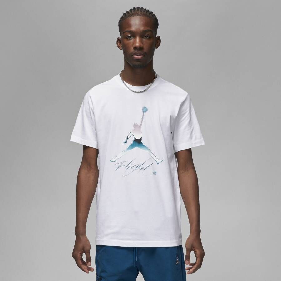 Jordan T-shirt met graphic voor heren Wit