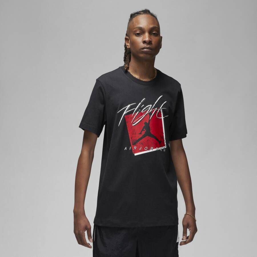 Jordan Brand Gfx Crew 1 T-shirts Kleding black gym red black maat: S beschikbare maaten:S M