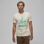 Jordan Grafisch T-shirt Parelwit Korte Mouw Beige Heren - Thumbnail 1